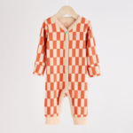 3-Pack Bold Stripe & Checkered Ribbed Rompers - Image 3