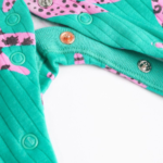 Wild Cats Ribbed Footie Romper 3-Pack - Image 10