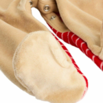 Festive Pudding Character Velvet Romper with Hat Set - Image 4