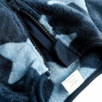 Cozy Navy Blue Star Print Fleece - Image 2
