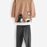 Toddler Monster Graphics 4-Piece T-Shirt & Bottoms Mix Set - Image 2