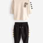 Toddler Monster Graphics 4-Piece T-Shirt & Bottoms Mix Set - Image 3