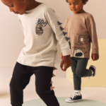 Toddler Monster Graphics 4-Piece T-Shirt & Bottoms Mix Set - Image 4