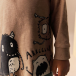 Toddler Monster Graphics 4-Piece T-Shirt & Bottoms Mix Set - Image 5