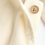 Charming Teddy Ear Corduroy Dungaree and Dot Print Top Set - Image 3