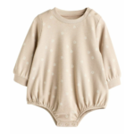 Charming Teddy Ear Corduroy Dungaree and Dot Print Top Set - Image 5