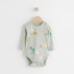 Charming Farm Theme Embroidered Dungaree and Top Set - Image 4