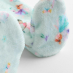 Charming Fairy Print Super Soft Fleece Footed Sleepsuit - Image 5