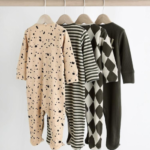 Essential 4-Pack Ribbed Footie Rompers Set