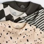 Essential 4-Pack Ribbed Footie Rompers Set - Image 2