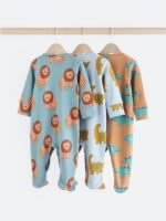 Flutterby Floral & Butterfly Ruffle Romper 3-Pack - Image 9