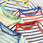 Classic Striped Half-Sleeve Bodysuits 5-Pack - Image 3