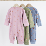 Woodland Wonders Ribbed Jumpsuit 3-Pack - Zip Closure - Image 4