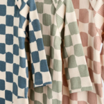 Chic Checkered Ribbed Long-Sleeve Bodysuits 3-Pack - Image 3