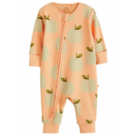 Autumn Orchard Apple Print Ribbed Romper 3-Pack - Image 3