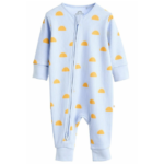 Sweet Safari Friends & Rainbow Zip-Up Romper 3-Pack - Image 3