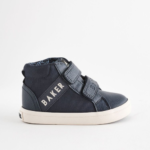 Baker by Ted Baker Navy Hi-Top Sneakers - Image 3