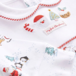Classic 'My First Christmas' Collar Footie Romper - Image 2
