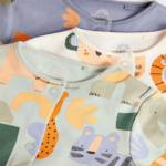 3-Pack Soft Floral Footie Rompers with Peter Pan Collar - Image 5