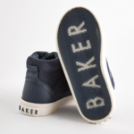 Baker by Ted Baker Navy Hi-Top Sneakers - Image 4