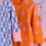 Pop Art Bold Check & Star Ribbed Romper 3-Pack - Image 4