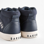 Baker by Ted Baker Navy Hi-Top Sneakers - Image 5