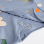 3-Pack Soft Floral Footie Rompers with Peter Pan Collar - Image 7