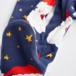 Whimsical Fa La La Christmas Zip-Up Romper - Image 3