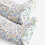 Floral & Swan Embroidered Footed Sleepsuits 3-Pack - Image 8