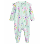 Enchanted Garden Butterfly & Floral Footie Romper 3-Pack - Image 5