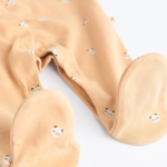 4-Pack Unisex Safari & Panda Print Footie Rompers - Image 11