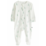 Safari Chic Ribbed Footie Romper 3-Pack - Zip Closure - Image 9