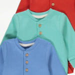 Premium Ribbed Henley Bodysuits 3-Pack - Multi-Color - Image 2