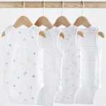 Pure Comfort Sleeveless 4-Pack Bodysuit Set - Animal Prints - Image 3