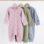 Woodland Wonders Ribbed Jumpsuit 3-Pack - Zip Closure