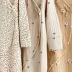 Chic Floral Wrap Footie Romper 3-Pack - Neutral Tones - Image 8