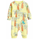 Tropical Vibes Ribbed Footie Romper 3-Pack - Multi-Print - Image 2