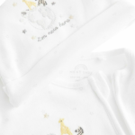 'I'm New Here' Safari Welcome Set - Zip Romper & Cap - Image 2