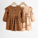 Sweet Cherry & Fierce Leopard Cotton Dress 2-Pack