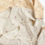 Chic Floral Wrap Footie Romper 3-Pack - Neutral Tones - Image 6