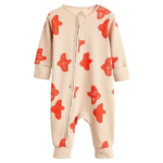 Sweet Safari Friends & Rainbow Zip-Up Romper 3-Pack - Image 2