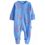 Cool Safari Leopard & Elephant Footie Romper 3-Pack - Image 2